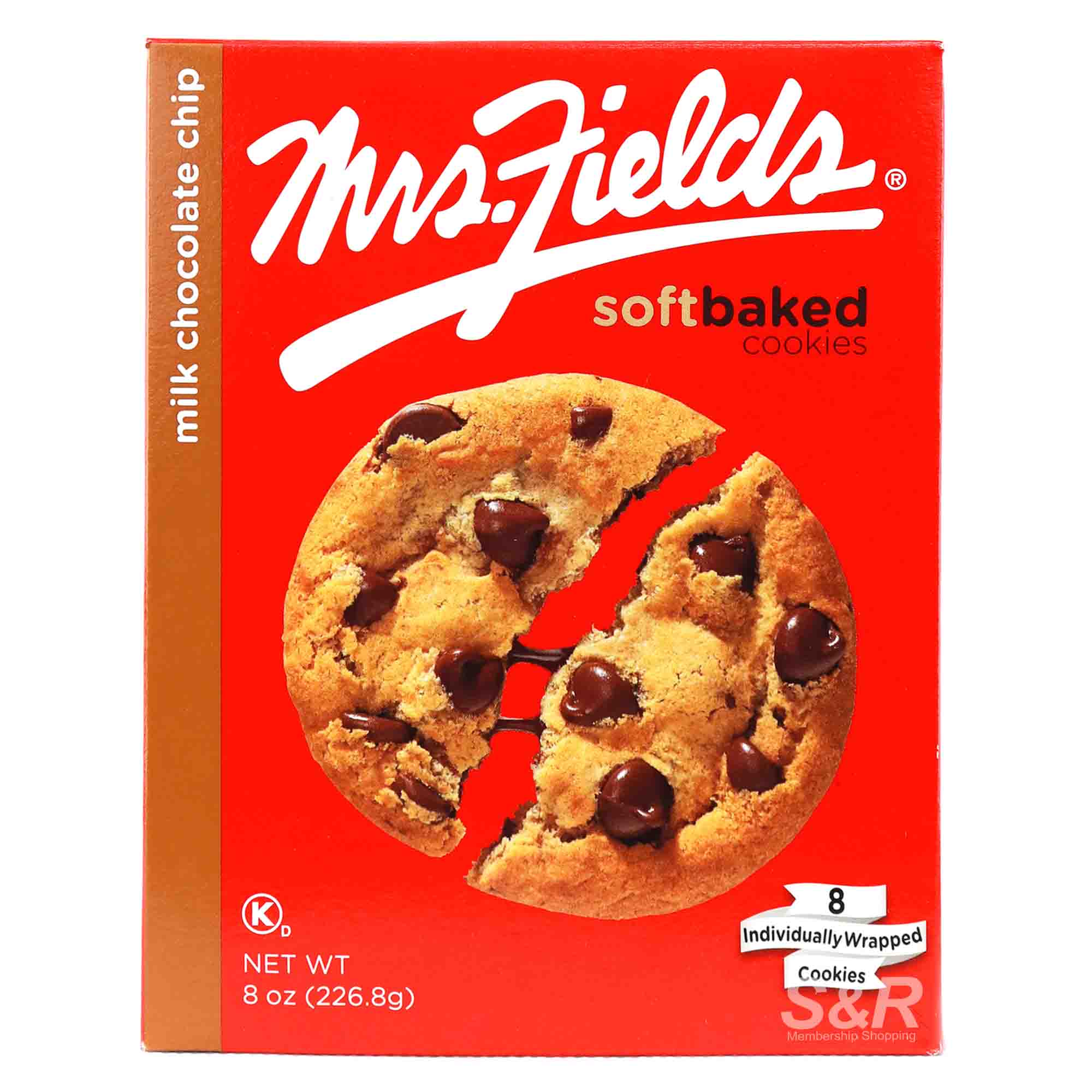 Mrs. Fields Soft Baked Cookies Milk Chocolate Chip 8pcs Mrs. Fields Soft Baked Cookies Milk Chocolate Chip 8pcs